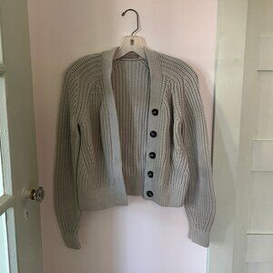 Everlane The Texture Cotton Crop Cardigan- XXS